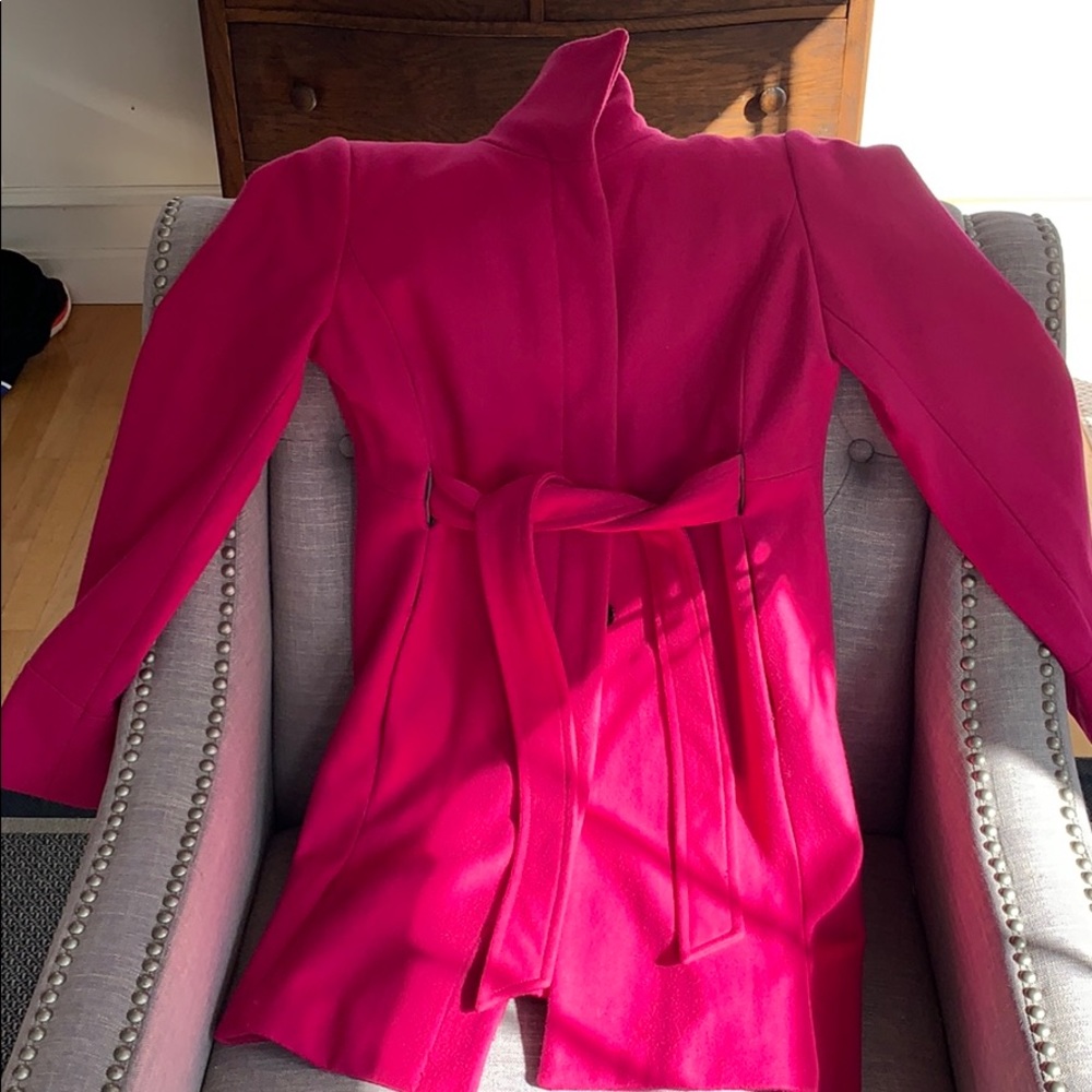 Wool blend coat